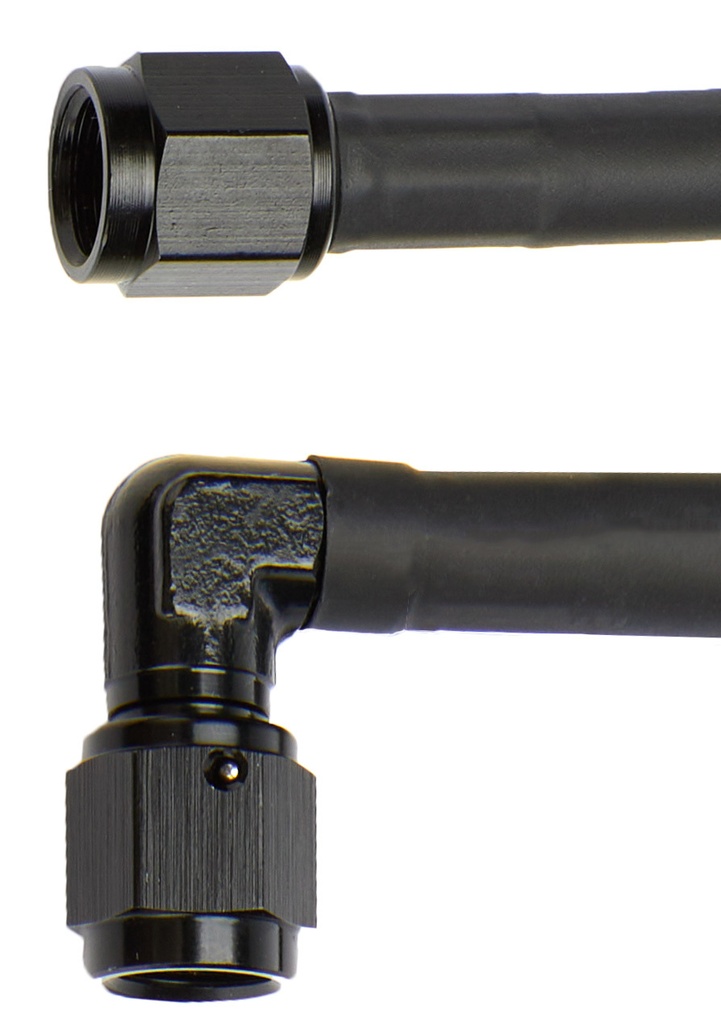 [ALL48409] Allstar Performance - Coated Braided Line 60in #4 Hose -4 90 Deg/-4 Str