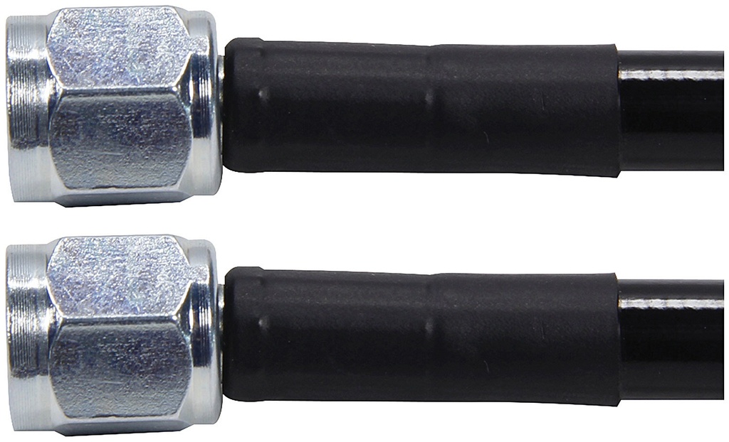 [ALL48440-18] Allstar Performance - Coated Braided Line 18in #4Hose -4Str/-4Str Steel