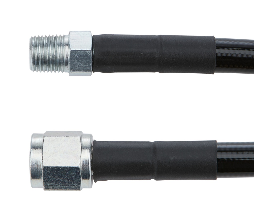 [ALL48445-18] Allstar Performance - Coated Braided Line 18in #4Hose -4Str/ 1/8in