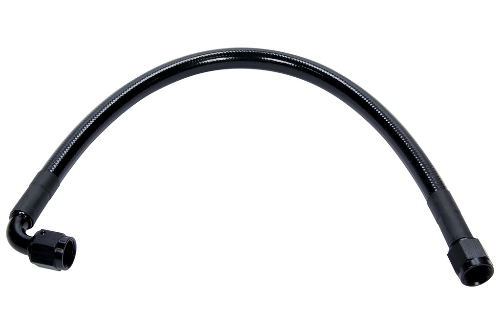[ALL48466-24] Allstar Performance - Coated Braided Line 24in #6 Hose -6 Str/-6 90 Deg
