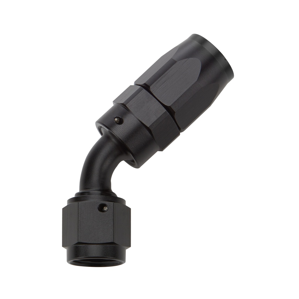 [ALL49333] Allstar Performance - Reusable Hose End Black 45 Deg Elbow -8