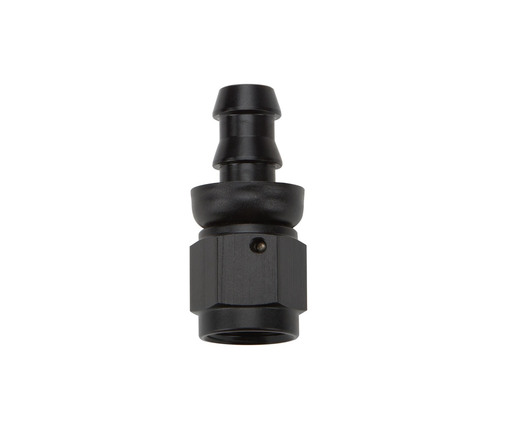 [ALL49412] Allstar Performance - Pushlock Hose End Black Straight -6