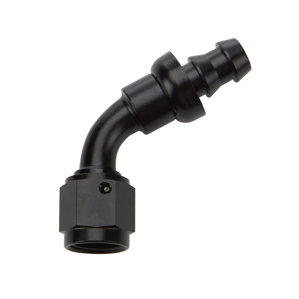 [ALL49446] Allstar Performance - Pushlock Hose End Black 60 Deg Elbow -16