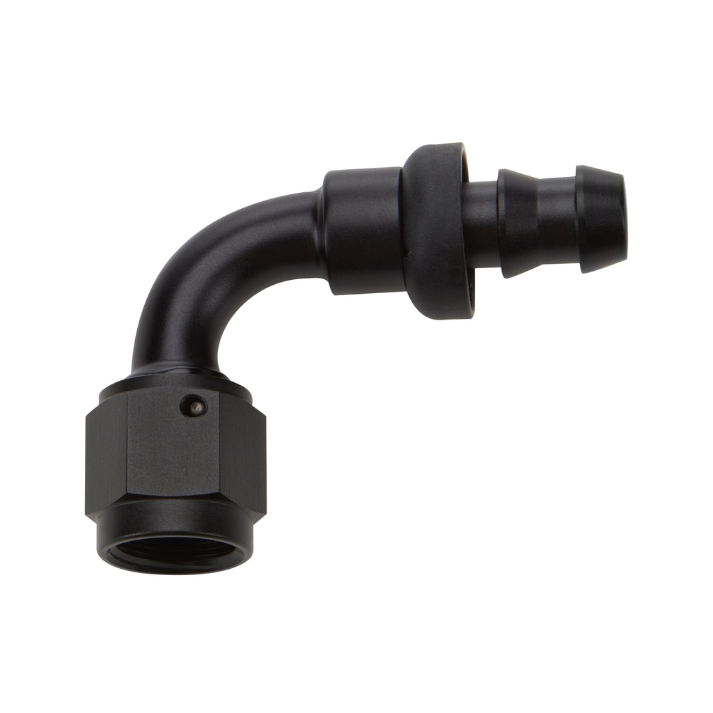 [ALL49453] Allstar Performance - Pushlock Hose End Black 90 Deg Elbow -8