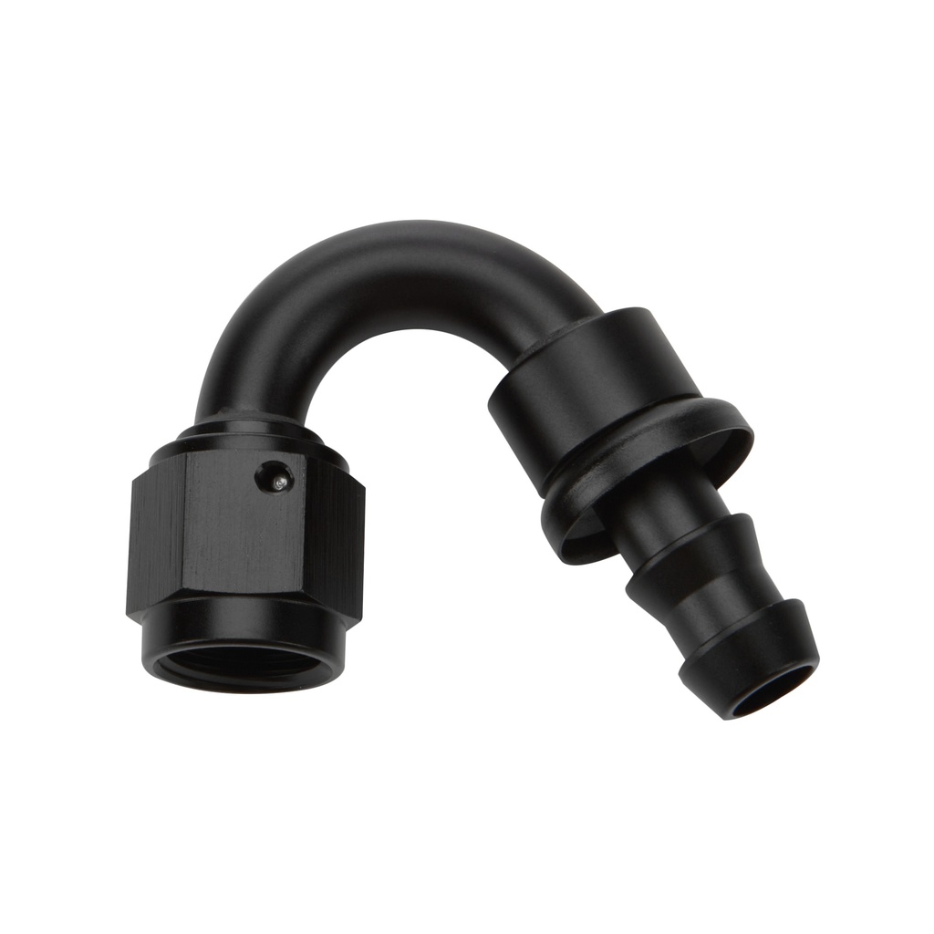 [ALL49473] Allstar Performance - Pushlock Hose End Black 150 Deg Elbow -8