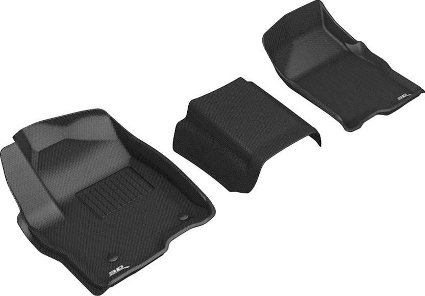 3D Maxpider - Gm P/U 1500 19- Kagu Floor Liners 1st Row Black