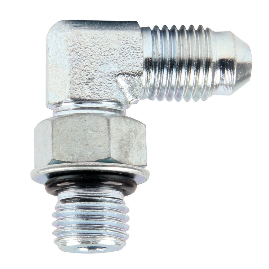 [ALL50035] Allstar Performance - Adapter Fittings -4 To 7/16-20 90 Degree 2Pk