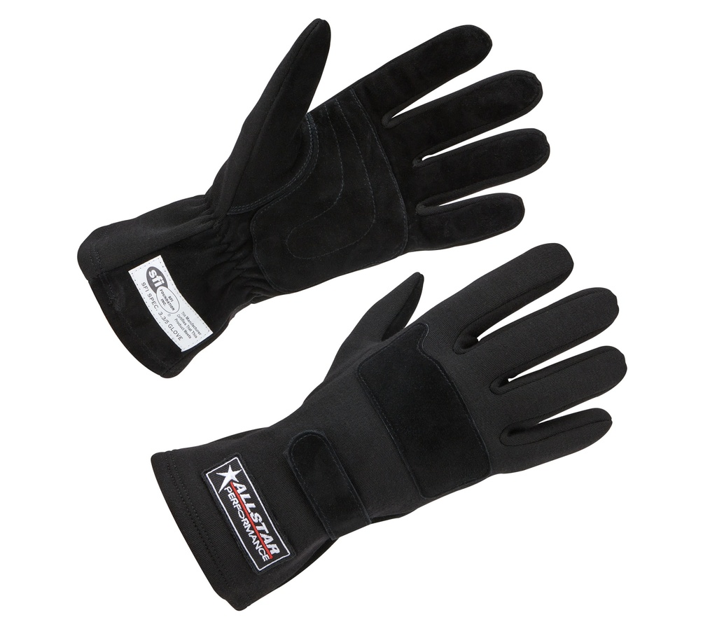 [ALL915011] Allstar Performance - Driving Gloves SFI 3.3/5 D/L Black Small
