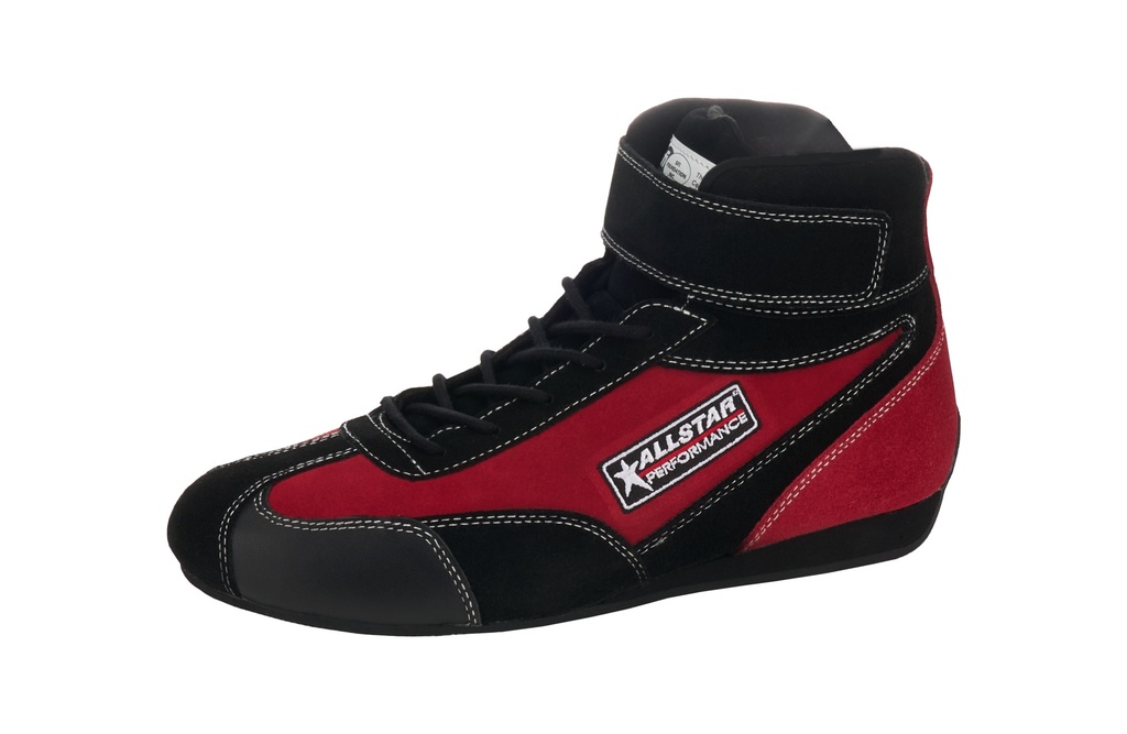 [ALL918722] Allstar Performance - Driving Shoes Black/Red SFI3.3/5 Pro Series 7.0