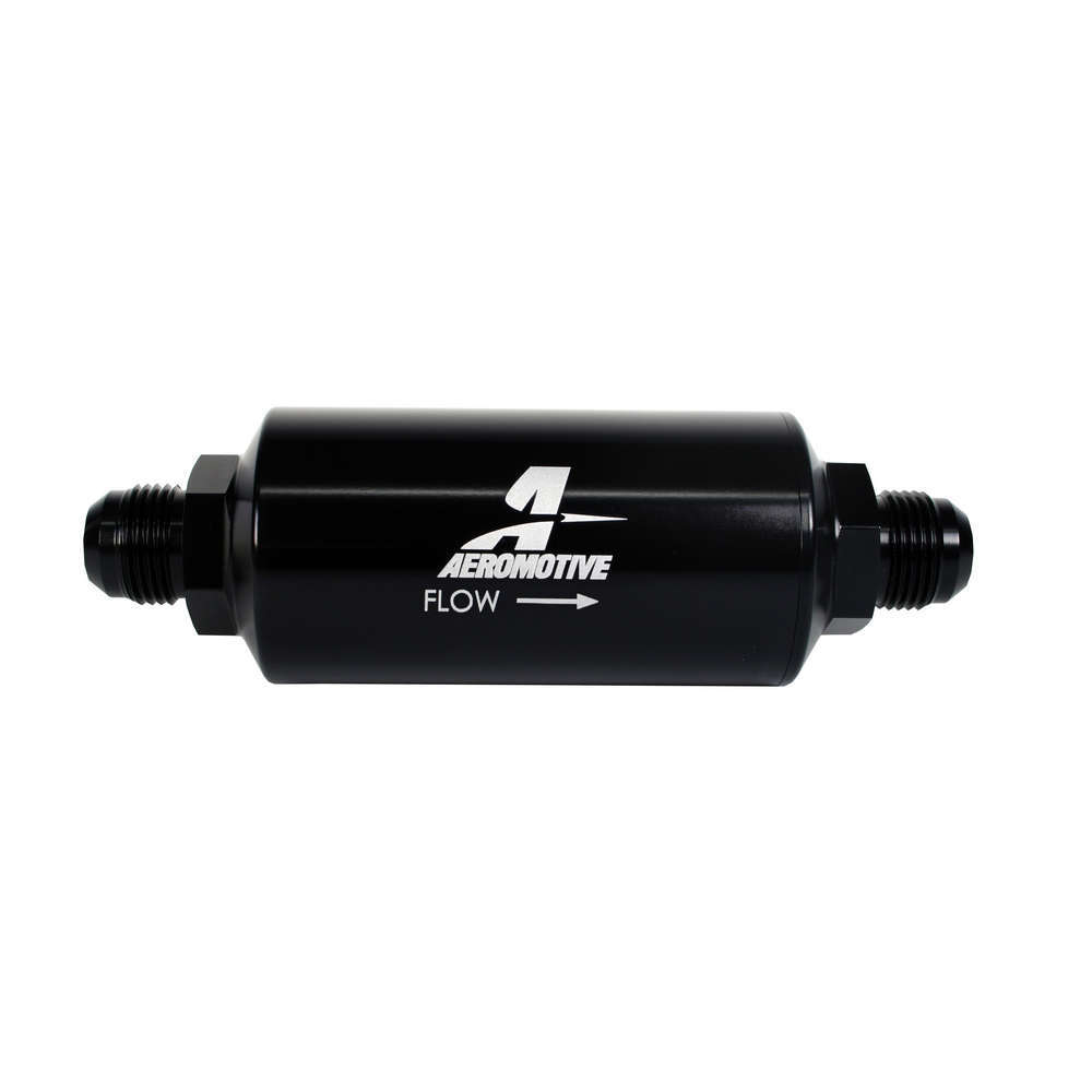 [AFS12389] 10An Inline Fuel Filter 100 Micron 2In Od Black