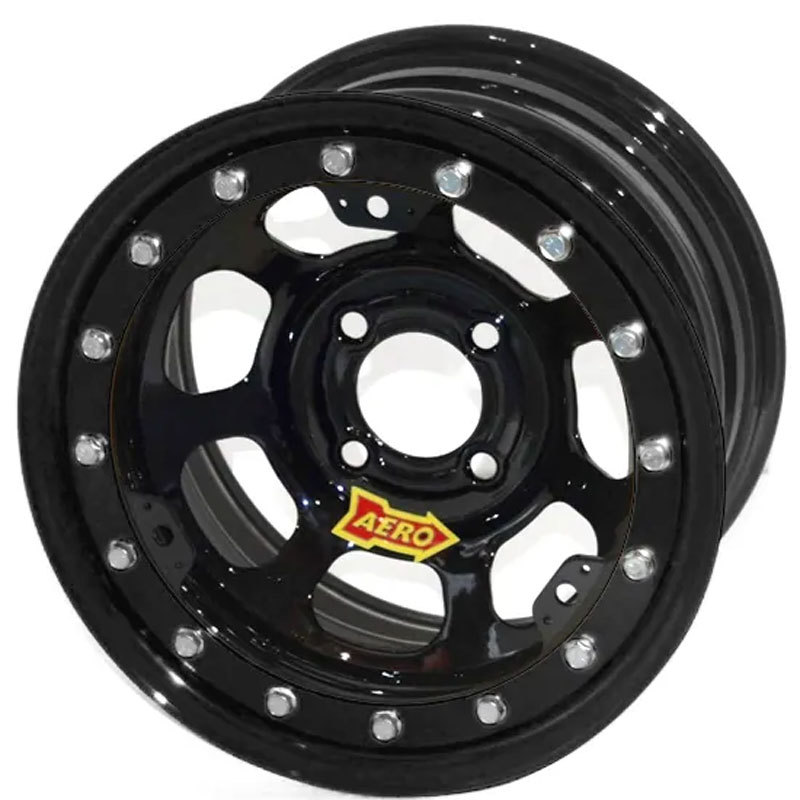 Aero Race Wheels - Wheel 13x7 2in 4.50in BC Black Light Weight