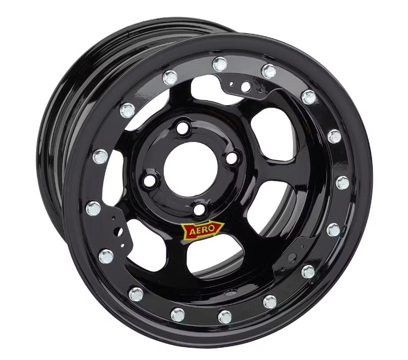 Aero Race Wheels - Wheel 13x7 3in 4.50in BC Black Light Weight
