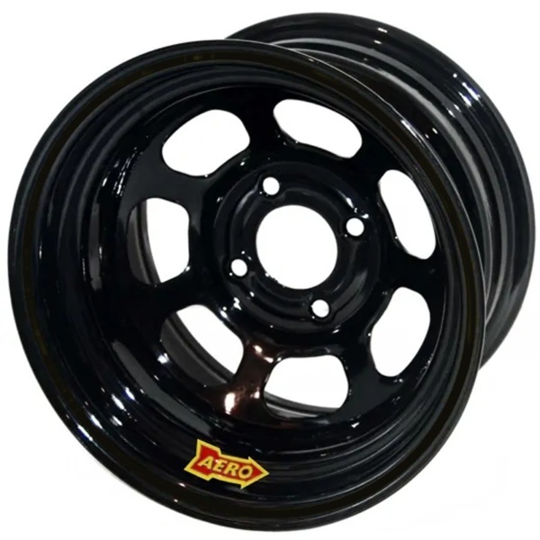 Aero Race Wheels - Wheel 13x7 3in 4.50in BC Black W/Bead Humps