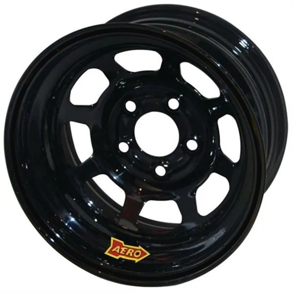 Aero Race Wheels - 15 X 7 3In. 4.75 Black