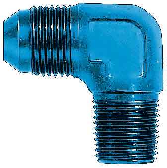 Aeroquip - 90 Alum #8 Flare/3/8in Pipe