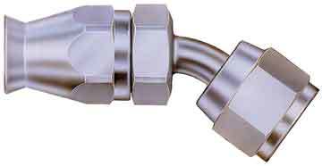 Aeroquip - #3 45 Stl Swivel (Teflon