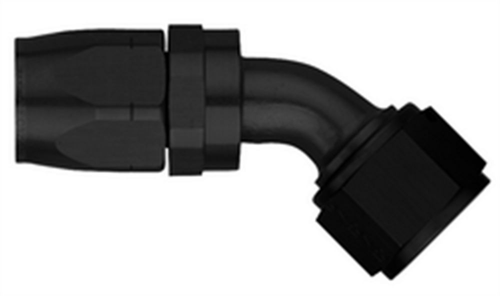 Aeroquip - #10 45 Deg Hose End Black