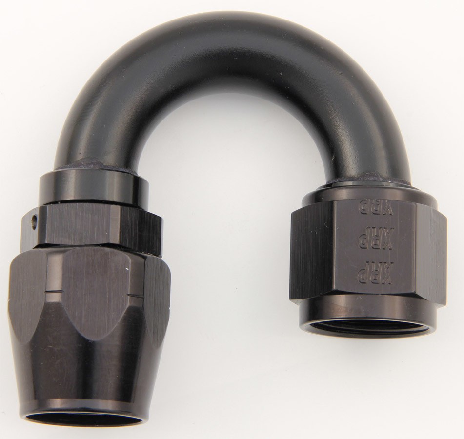 [XRP218010BB] XRP-Xtreme Racing Prod. - #10 180 Deg Dbl Swivel Hose End Black