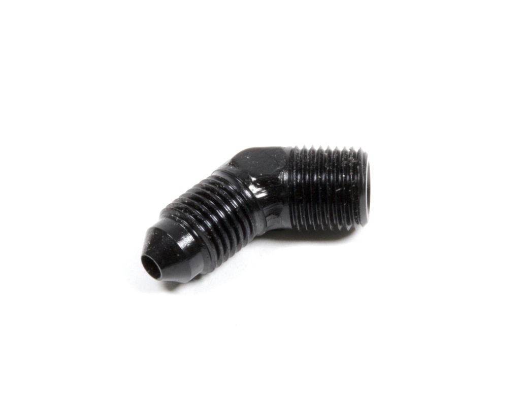Aeroquip - 45 Deg Alum #3 Flare 1/8 In Black