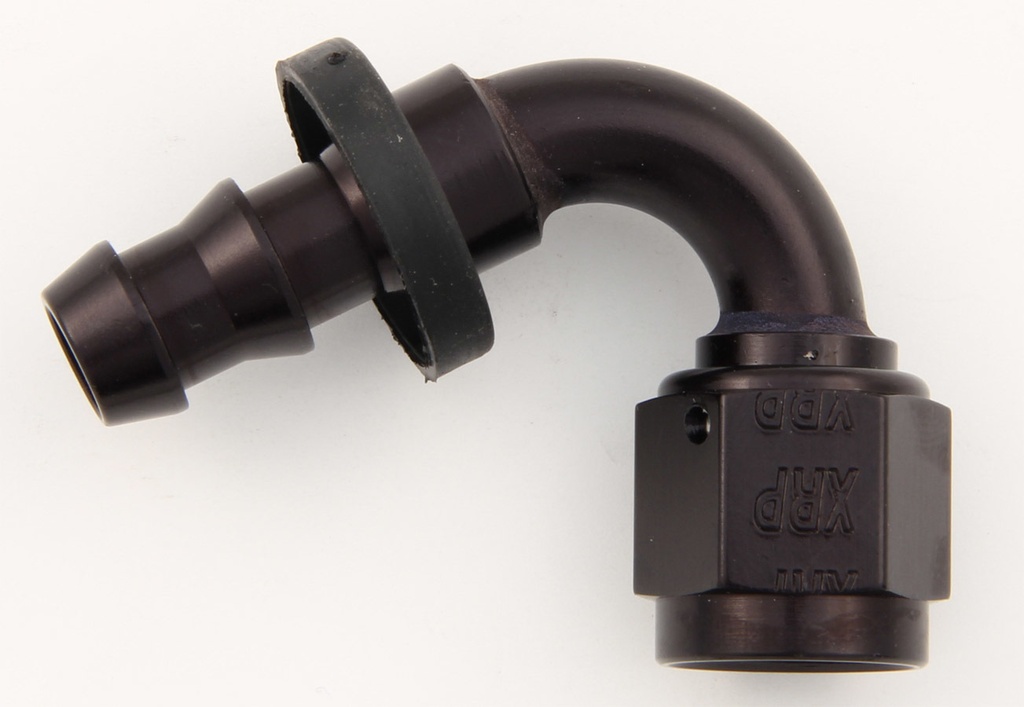 [XRP231212BB] Xrp-Xtreme Racing Prod. - #12 120 Deg Push-On Hose End Black