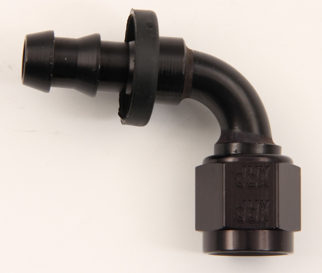 [XRP239004BB] Xrp-Xtreme Racing Prod. - #4 90 Deg Push-On Hose End Black