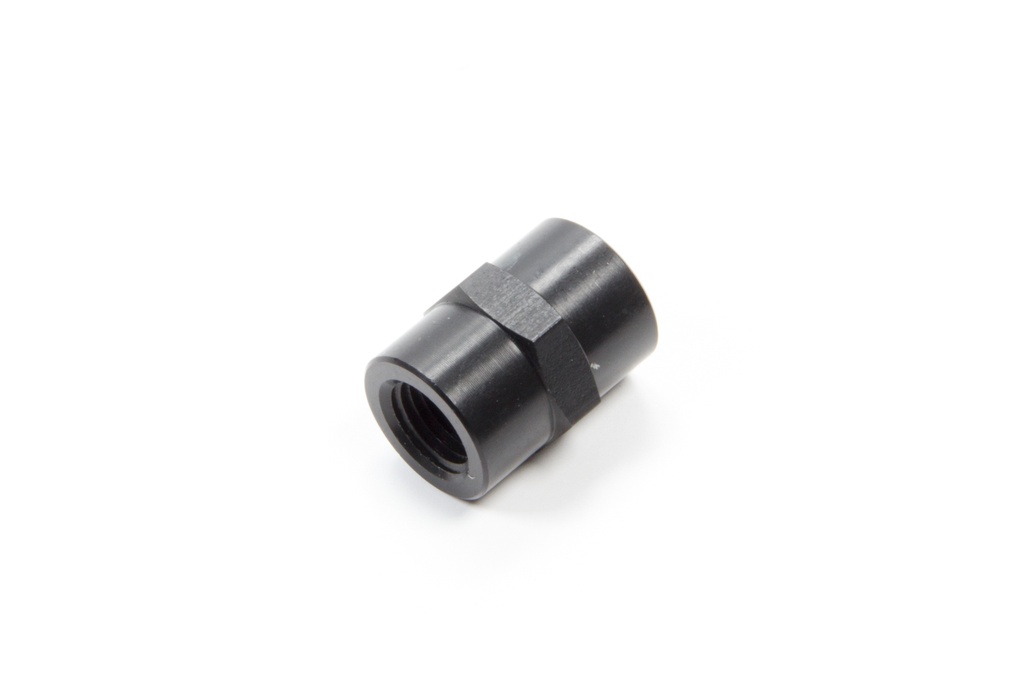 Aeroquip - 1/4in Alum Pipe Coupler Black