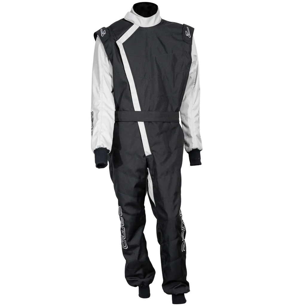 [ZAMR060015M] Zamp Racing - Suit ZK-40 Karting Med Black Silver