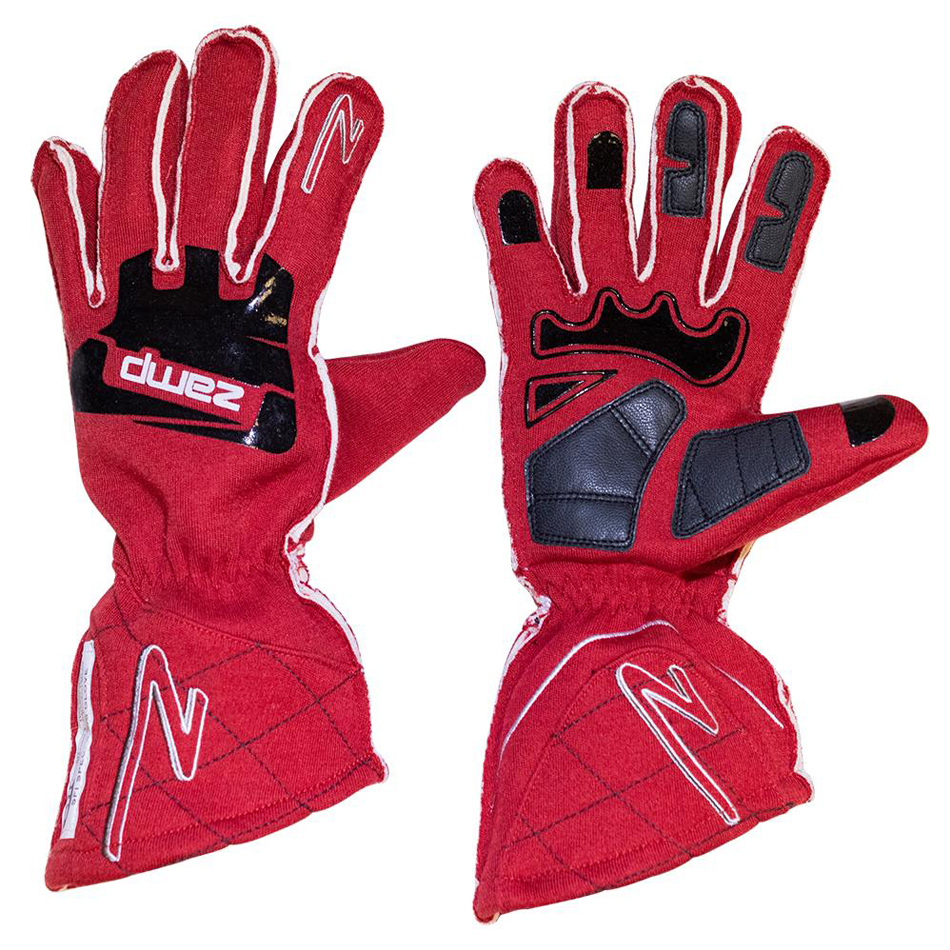 [ZAMRG10002XL] Zamp Racing - Gloves ZR-50 Red X-Large Multi-Layer SFI 3.3/5