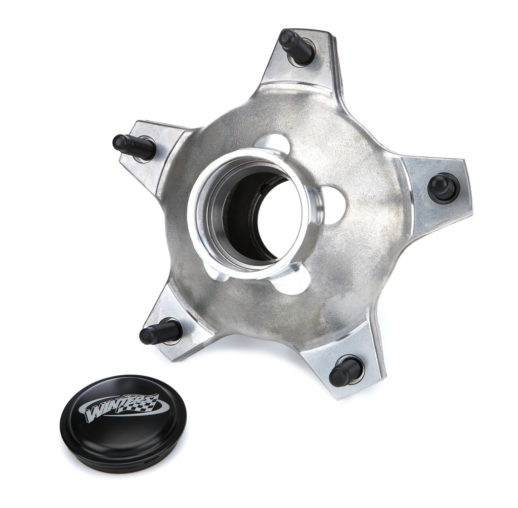[WIN6606-FX5BK] Winters - Hub Front Wide 5 Black Cap