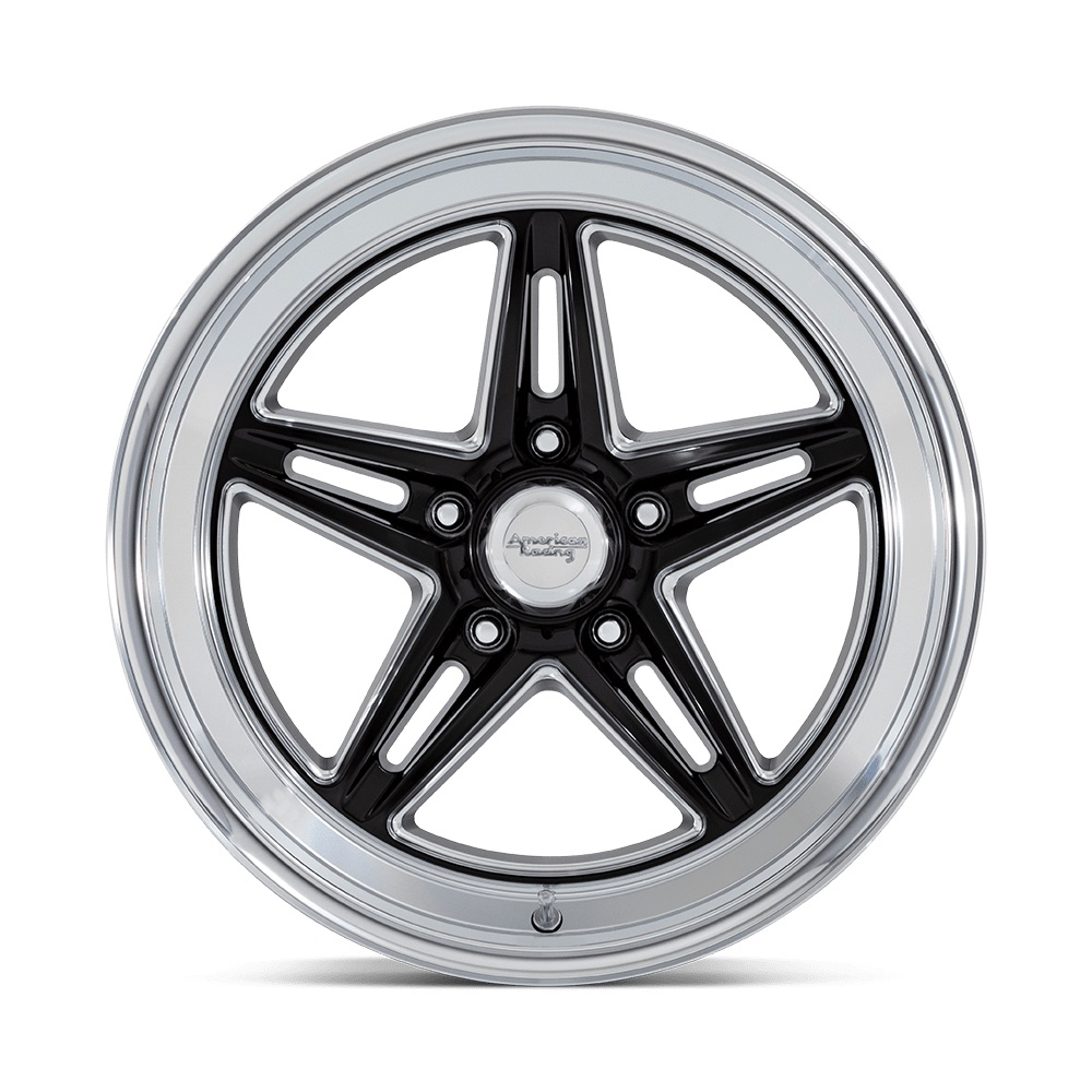 American Racing Wheels - Groove Wheel 18x8 5x4.75 BS Gloss Black