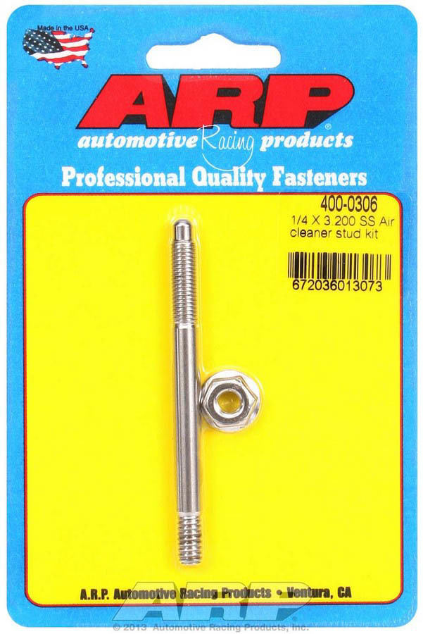[ARP400-0306] ARP - Air Cleaner Stud Kit - 1/4 x 3.200 S/S