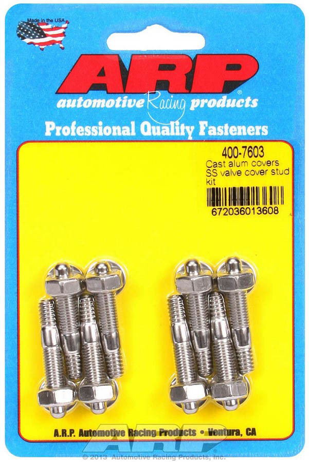 [ARP400-7603] ARP - S/S Valve Cover Stud Kit 6pt. (8)