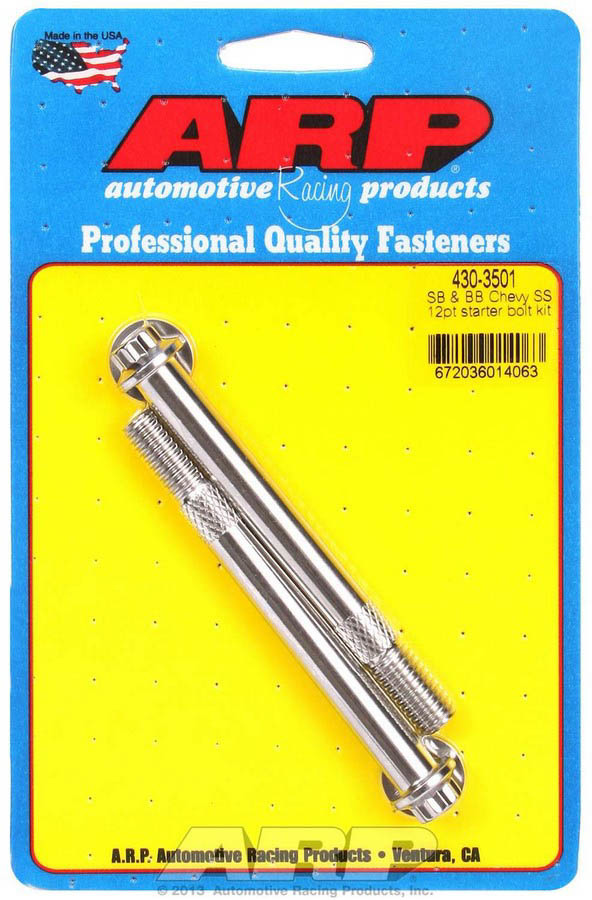 [ARP430-3501] ARP - S/S Starter Bolt Kit 12pt.