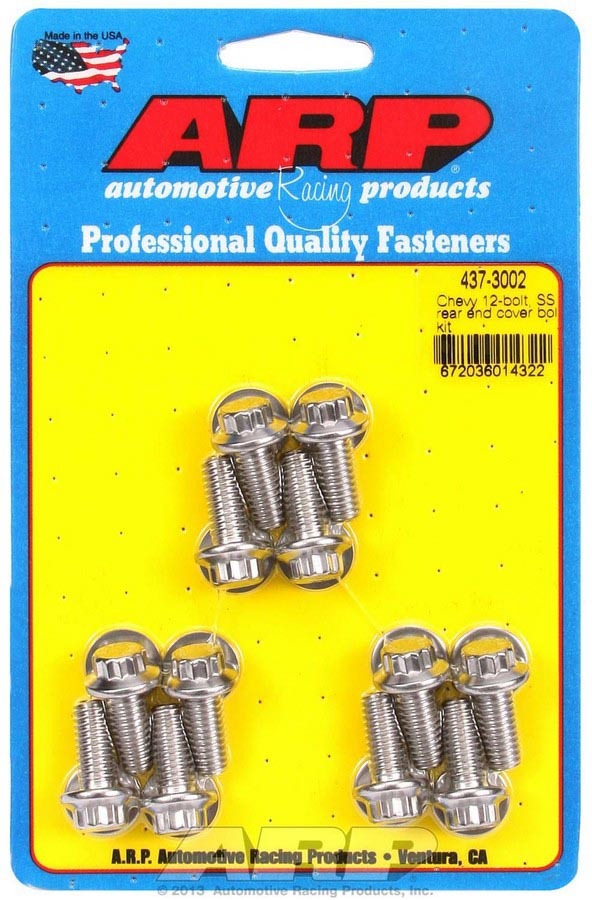 [ARP437-3002] ARP - S/S Rear End Cover Bolt Kit - 12-Bolt Chevy