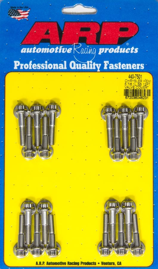 [ARP440-7501] ARP - Valve Cover Bolt Kit 12pt Mopar 5.7/6.1L Hemi