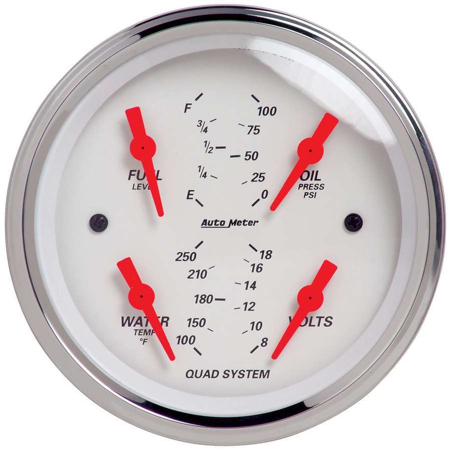 [ATM1312] Autometer - 3-3/8In A/W Quad Gauge