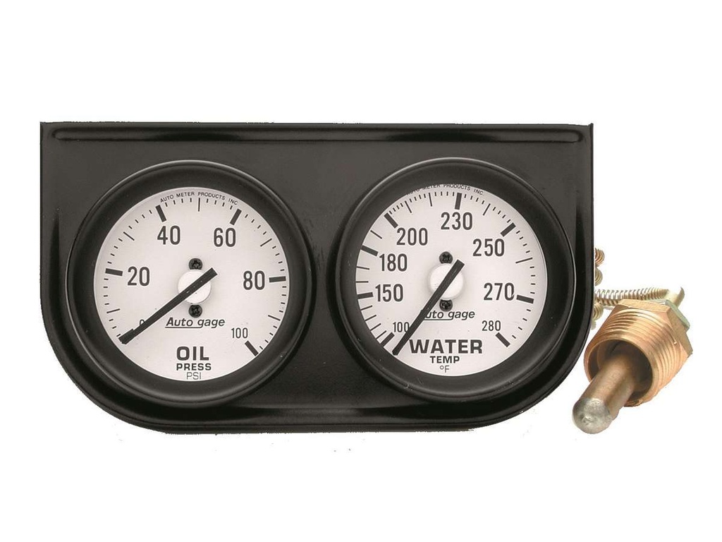 [ATM2326] Autometer - 2-1/16in Oil/Wtr Console