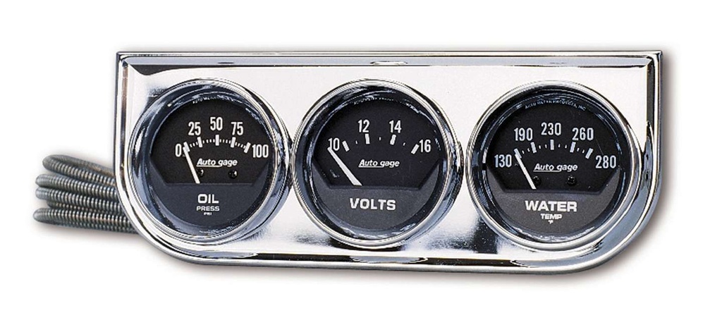 [ATM2349] Autometer - 2in Chrm Mech.Gauge Pnl