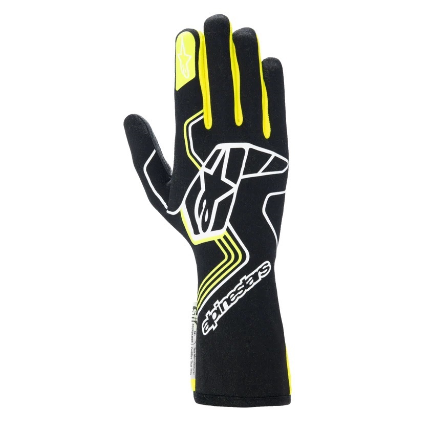 Alpinestars Usa - Glove Tech-1 Race V4 Blk / Fluo Yellow X-Large