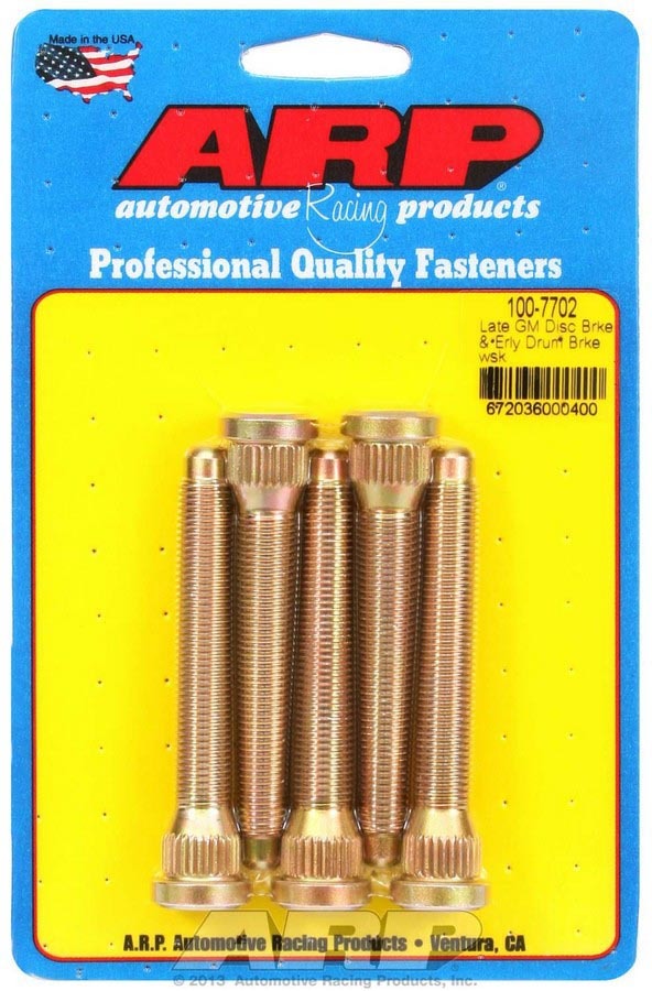 Arp - Wheel Stud Kit - 7/16-20 3.200/.580 Knurl (5)