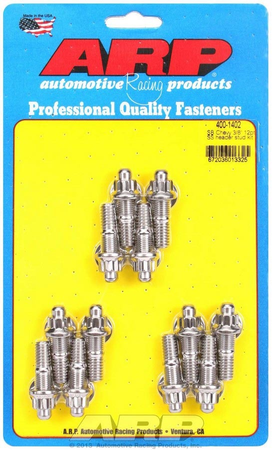 ARP - S/S Header Stud Kit - 3/8in x 1.670in OAL (12)