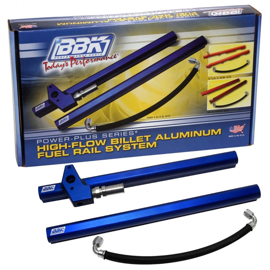 [BBK5015] BBK Performance - High-Flow Billet Fuel Rail Kit 96-98 Mustang