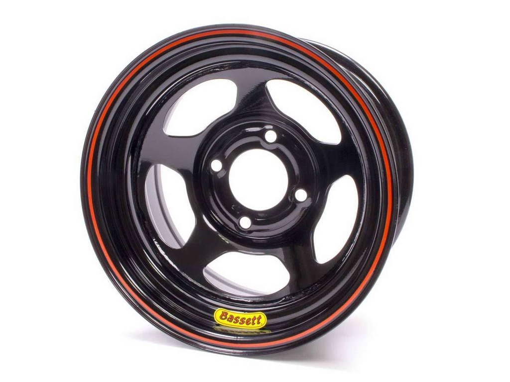 [BAS37SP3] Bassett - 13X7 4.25 Black Rolled