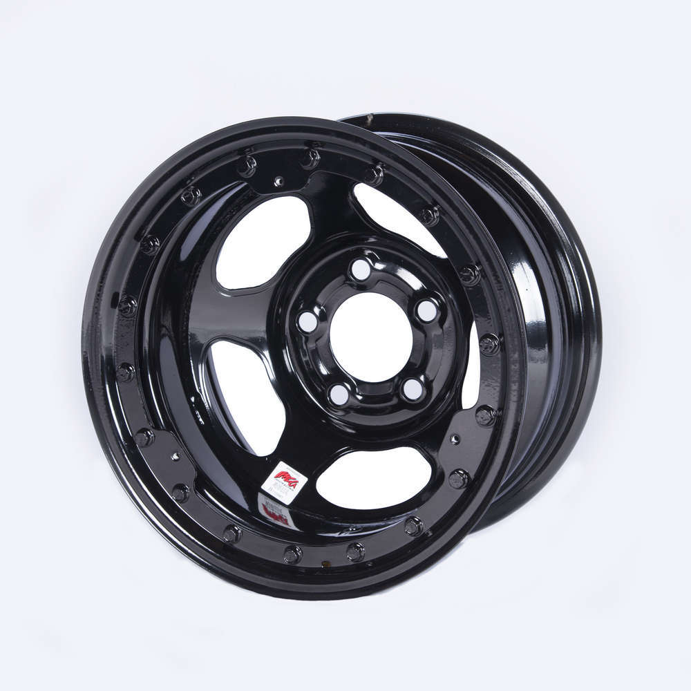 [BAS58A52ILK] Bassett - 15x8 Imca Black Beadlock Inertia 5x5