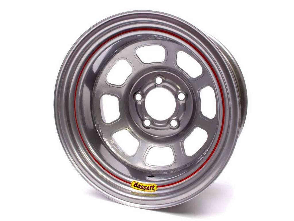 [BAS58S53S] Bassett - 15x8 5x5 Silver Spun