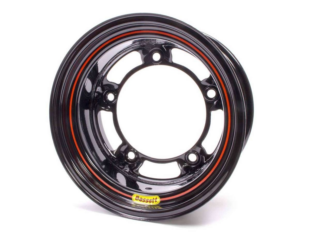 [BAS58SR2] Bassett - 15x8 W/5 Black Spun