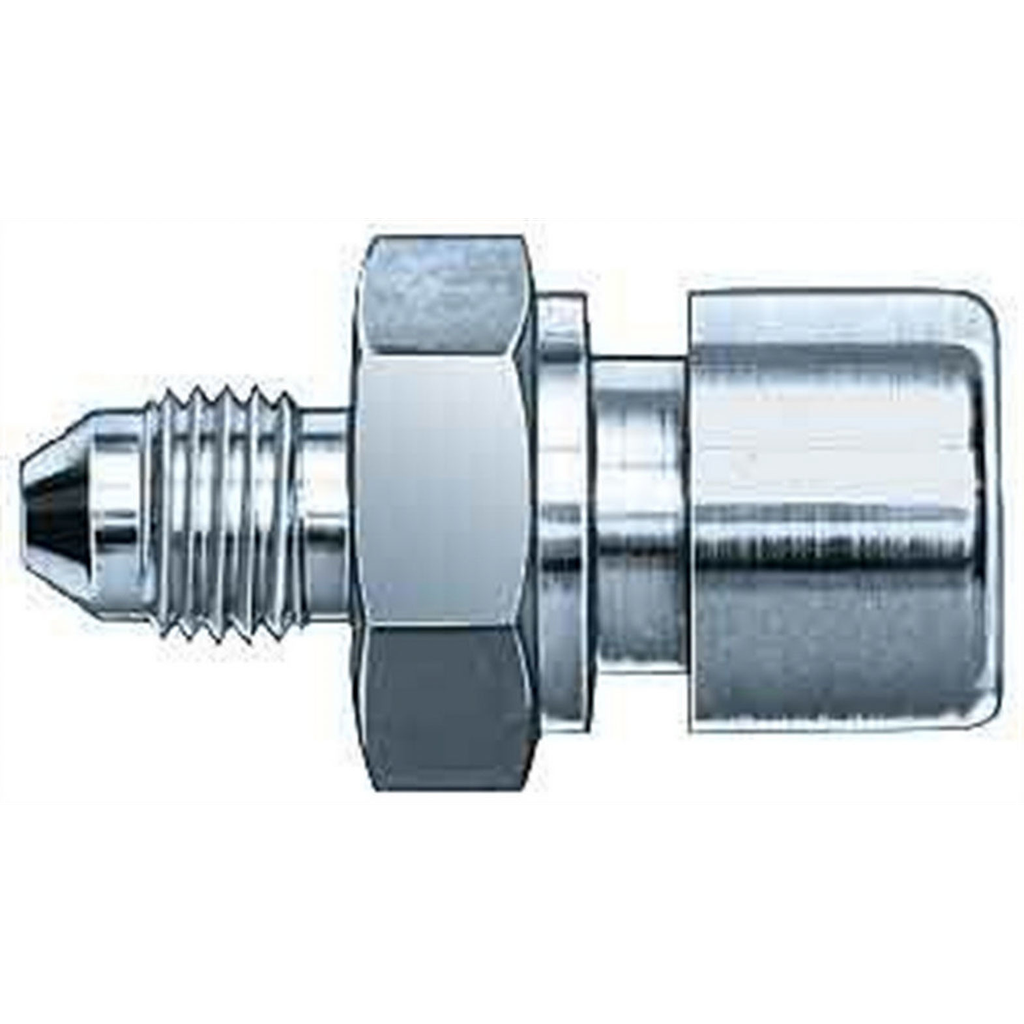 [AERFCM2937] Aeroquip - #4 To 3/8-24 Inverted Female Steel Adapter