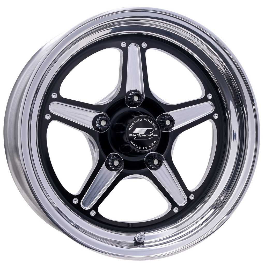 [BSPBRS23540L6516] Billet Specialties - Street Lite Black Wheel 15X4 1.625In Bs