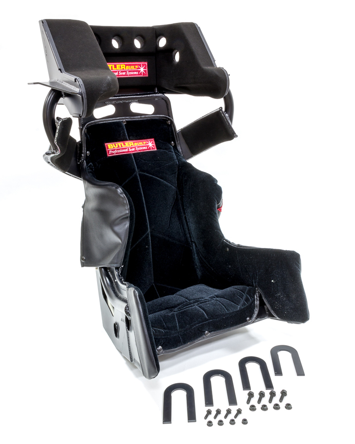 [BUTADV16308-03-4001-FB] Butlerbuilt - Seat 16-1/2in Sprint Adv Slide Job Flat Black