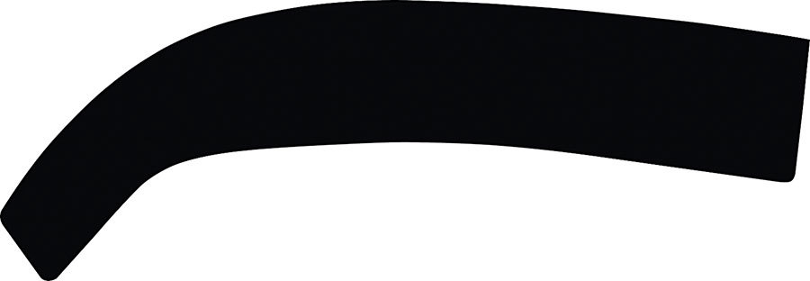 Allstar Performance - Lower Nose Support MD3 Black 3/8in Plastic